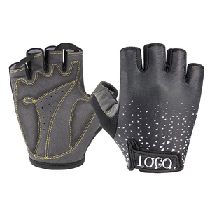 Guantes de Ciclismo de medio dedo Unisex profesional transpirables ligeros antideslizantes que absorben los golpes Color y tamaño personalizados - Product Image 3