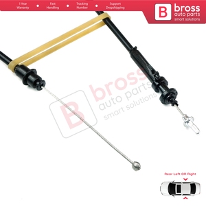 Sistema de Bloqueo de Liberación de Puerta Exterior BDP665, Cable Bowden para Puerta Trasera, para Passat B6 B7 2005-2015 CC 3C0837017B - Product Image 5