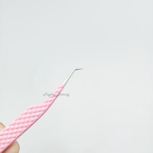 ISOLATION Pince à épiler à usage personnel en acier inoxydable avec pointe en fibre pointue - Product Image 5