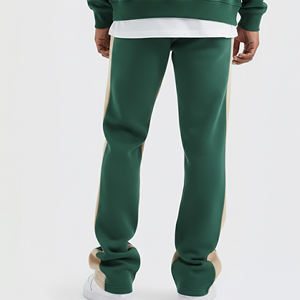 กางเกงขาบานของผู้ชายกางเกงขาบานสำหรับผู้ชายกางเกงลำลองระบายอากาศได้ดีมีแถบสีปักโลโก้ได้ตามต้องการ - Product Image 5