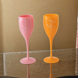 Gobelets à vin en plastique de qualité supérieure à double teinte, sans danger pour les aliments, couleur personnalisée, événements de restauration, occasions spéciales, légers - Product Image 2