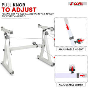 5 Core Keyboard <b>Stand</b> Z Shape Adjustable Foldable Heavy Duty Key Board Piano DJ <b>Controller</b> <b>Stands</b> - Product Image 4