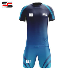 Uniforme de Fútbol Deportivo Ligero y Transpirable de Verano con Impresión Digital Personalizada de Alta Calidad - Product Image 1