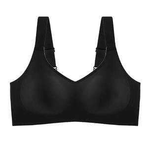Soutien-gorge push-up à maintien doux de grande taille pour femmes, sans couture, une pièce, sans armatures, réglable, soutien-gorge de sport fin - Product Image 6