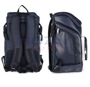 Sac à dos de baseball décontracté personnalisé avec fermeture éclair, compartiment à chaussures, sac à roulettes de sport, sac à raquettes en polyester unisexe de haute qualité - Product Image 4