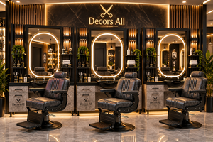 เก้าอี้ตัดผมสำหรับร้านค้า รุ่น Decors All Commercial หุ้มหนัง PU ฐานปรับระดับไฮดรอลิก เฟอร์นิเจอร์ร้านเสริมสวยทันสมัย รุ่น 4558 - Product Image 6