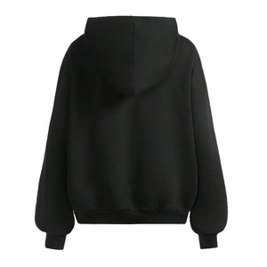 เสื้อฮู้ดผ้าฝ้ายพลอยเทียมมีซิปรูดสำหรับฤดูหนาว100% ออกแบบได้ตามต้องการ - Product Image 2