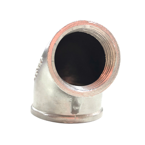 Filetage d'acier inoxydable à 90 degrés haute performance réduisant le coude Diverses techniques de coulée Logo personnalisé Emballage lisse pour - Product Image 1