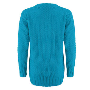 Suéter Casual de Invierno para Mujer, Moderno, con Mangas Regulares, Puños y Dobladillo Acordonados, Cómodo, 100% Cachemira - Product Image 2