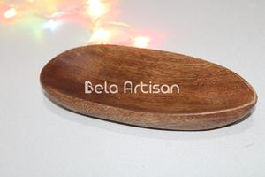 Platos de madera de forma orgánica para presentación gourmet, compra a granel - Product Image 6