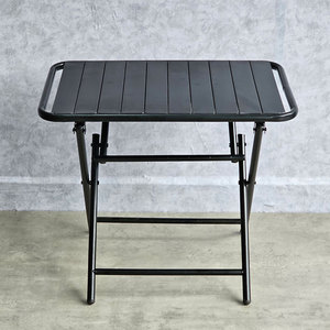 Mesa Plegable para Té con Diseño de Limón BTC001 para Restaurantes con Ranuras Redondas de Hierro y Recubrimiento en Polvo - Product Image 3