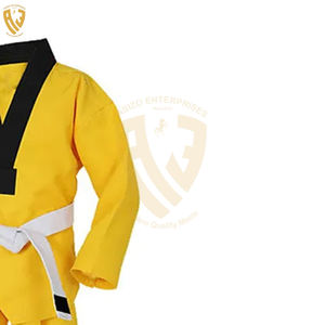 Venta al por mayor de gran tamaño elegante nueva moda uniforme de Taekwondo con logotipo personalizado nueva moda equipo de artes marciales - Product Image 4