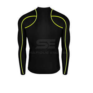 Traje de gimnasio personalizado para hombre 2025, compresión ligera, cierre de cintura elástica, patrón sólido de calidad Premium, ropa de ejercicio de otoño - Product Image 3