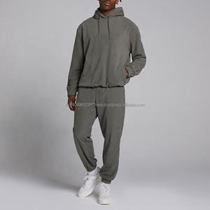 Conjunto Deportivo de Dos Piezas para Hombre, Diseño Nuevo, Tacto Suave, con Capucha y Bolsillos con Cremallera, Cómodo - Product Image 4