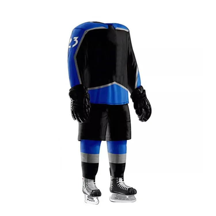 Respirant de haute qualité meilleur prix bon matériau abordable conception professionnelle uniforme de hockey sur glace pour hommes à vendre
