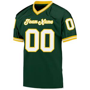 Heat Transfer Printed Men's Throwback <b>Football</b> Jersey with Custom Logo & Team Name 100% Polyester Plus <b>Size</b> Relaxed Fit - Product Image 1