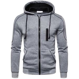 Sweats à capuche en molleton décontracté à manches longues pour hommes de bonne qualité pour la saison d'hiver - Product Image 3