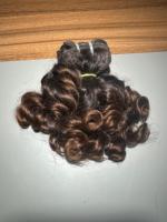 Extensions de Cheveux Indiens Bruts Bouclés de Qualité Supérieure pour Bébé, Cheveux Humains Vierges Remy 100% Personnalisés, Lots de Cheveux à Double Trame Faite à la Machine, Toutes Couleurs