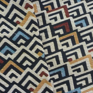 Personalizado Jacquard tejido algodón poliéster hilo mezclado teñido transpirable urdimbre tejido pesado 390gsm bolsas de compras - Product Image 4