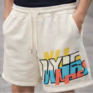 <b>Men</b>’s Stylish Printed Mesh <b>Shorts</b> – Quick Dry Elastic Waist Casual Summer <b>Shorts</b> - Product Image 1