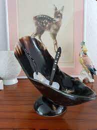 Bol à salade artisanal en corne naturelle de buffle, écologique, unique, pour cuisine et salle à manger - Product Image 5