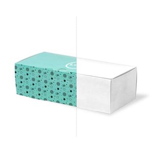 Boîte rigide avec joint d'étanchéité 28x10x8 cm, blanche, matériaux recyclés, finition brillante ou mate, épaisseur 2 mm - Product Image 1