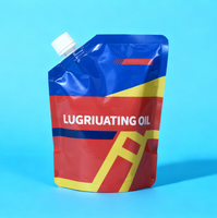 Pochette Doypack Biodégradable Personnalisée de Haute Qualité avec Bec Verseur Refermable pour l'Emballage de Recharge d'Huile de Lubrification Moteur Chimique