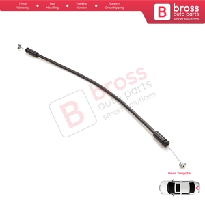 Mécanisme de verrouillage de hayon BDP668 avec poignée de déverrouillage et câble Bowden court pour Kangoo MK1 KC Express FC Kubistar X76 7700354861 - Product Image 2