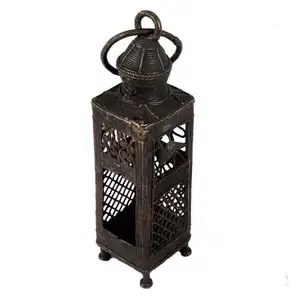 Traditional Handmade Vintage Indian Brass Tea Light Hanging Holder lantern At buy best prices on India Arts Palace SNS-1623