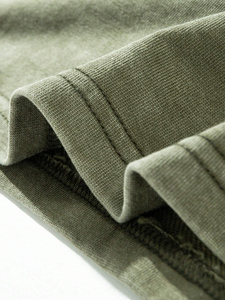 T-shirt imprimé pour hommes lavé à l'acide Tendance Vêtements de fitness vierges 100% Tissu tricoté en coton doux Fabriqué au Pakistan - Product Image 2