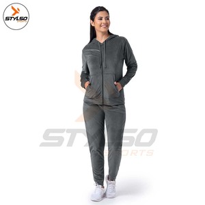 Nueva moda gimnasio mujer chándal conjunto correr chándal para mujer - Product Image 1