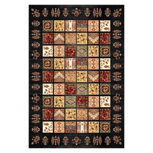 Tapis de salon en chenille antidérapant, imprimé numériquement, lavable en machine, design minimaliste rouge bordeaux, vente en gros RUGS DEPOT LXDP-0700 - Product Image 1