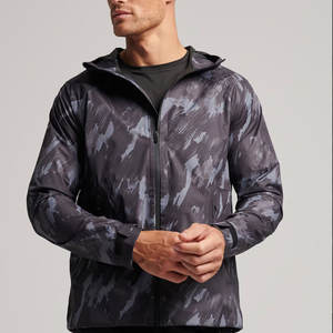 Chaqueta Anorak para Hombre con Diseño Estampado y Apliques de Color, Estilo Moderno, Superventas, Atuendo Moderno, Chaqueta Cortavientos para Hombre - Product Image 1