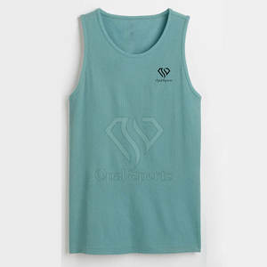 OEM Servicio Ropa de verano Hombres ligeros Camiseta sin mangas Tallas grandes Adultos Use Uso al aire libre Hombres Camiseta sin mangas - Product Image 4