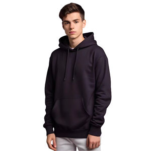 Sudadera con Capucha para Hombre, 100% Algodón, Gruesa, con Estampado Digital en Relieve, Calidad ODM, Tejido de Felpa, Invierno, Logotipo Bordado - Product Image 3