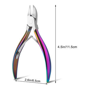 Pinzas para cutículas de acero inoxidable de la mejor calidad, pinzas para cutículas de Color sólido de calidad superior superventas - Product Image 5