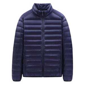 2025 Winter Puffer Jackets with Custom Logo Wholesale <b>Black</b> Polyester/Cotton Jackets Stonewashed Embroidered Digital Printing - Product Image 4