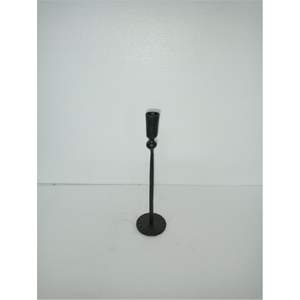 Candelabro Cónico de Metal Negro Mate, Candelabro de Hierro Forjado para Centro de Mesa de Boda |   Candelabro Moderno Minimalista - Product Image 4