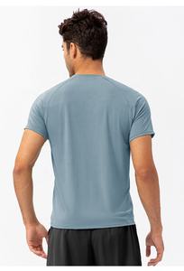 Camiseta de Malla de Verano Personalizada de Alta Calidad para Hombre, Color Sólido, Tejido Transpirable de Secado Rápido, Top Deportivo para Entrenamiento, Ropa Deportiva al por Mayor - Product Image 4