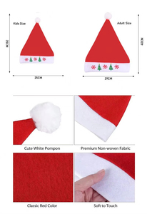 Gorra de béisbol navideña para mujer, el más nuevo diseño bordado de Papá Noel, estilo lavado para trajes festivos - Product Image 4