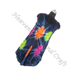 Moda Europea 2025 mujeres fiesta Maxi vestido Tie Dye rayón Casual Maxi Tie Dye Boho Gypsy vestido rayón ropa de noche vestido DRT002C - Product Image 4