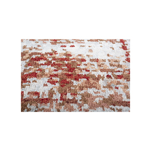Alfombra Uvenuti de Lana y Seda de Bambú con Patrón Abstracto Anudada a Mano en Rojo y Naranja para Uso Doméstico - Modelo (1637) - Product Image 2