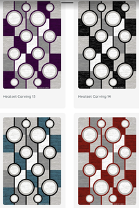 Adiva Modern Jacquard Woven Rug Set Hecho a mano con Polipropileno Yute Poliéster para el hogar Sala de estar Dormitorio 20ft Pedido Turquía - Product Image 6