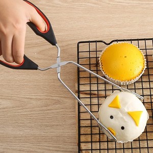 Juego de 3 pinzas para tostadas de Metal PARA CENA chapadas en Color plateado, 2 manijas de tono de Color, Ideal para cocina, mesa, hogar, Hotel, uso de servicio de comida - Product Image 3