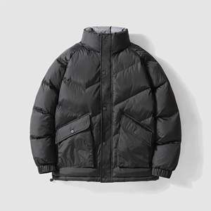 OEM vente en gros, vestes d'hiver décontractées personnalisées pour hommes, vestes d'hiver en coton à blocs de couleurs pour hommes vestes en nylon imperméables doudoune - Product Image 1