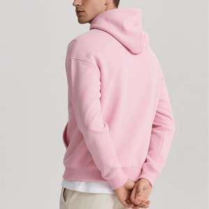 Sudaderas Extra Grandes de Hombre de Moda, Color Rosa Intenso, 220g, 100% Algodón, Tejido de Felpa, Impresión Digital, Ropa Urbana para Club - Product Image 2