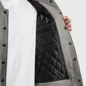 2025 Custom Winter Varsity Jacket for Men High Quality Durable Fabric Windproof & Breathable Plus Size Leather Sleeves - Product Image 5