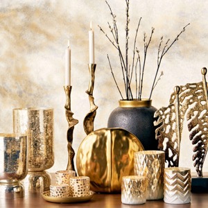 Adorable Bougeoir en Métal Doré de Haute Qualité, Élégant Centre de Table, Décoration d'Accent Parfaite pour la Décoration du Ramadan et de l'Aïd - Product Image 6