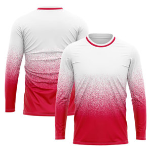 Maillots de football en polyester à séchage rapide pour adultes et enfants, logo personnalisé, design à manches longues - Product Image 3