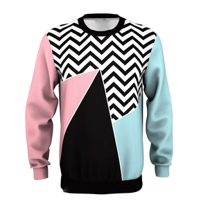 Basics Cotton <b>Blended</b> Classic O Neck Winter Fleece Sublimation Printed Comfortable Men Sublimation Sweatshirts with OEM Service - Product Image 1